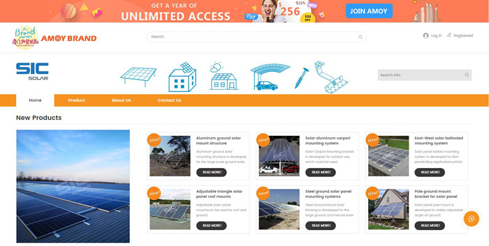 SIC Solar mounting system SIC Solar mounting system