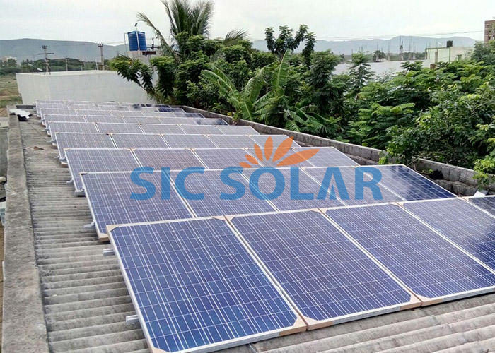 Triangle PV mounting structure