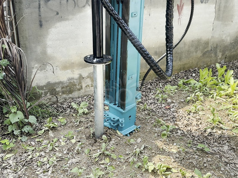 Ground Spiral Pile Drilling Machine