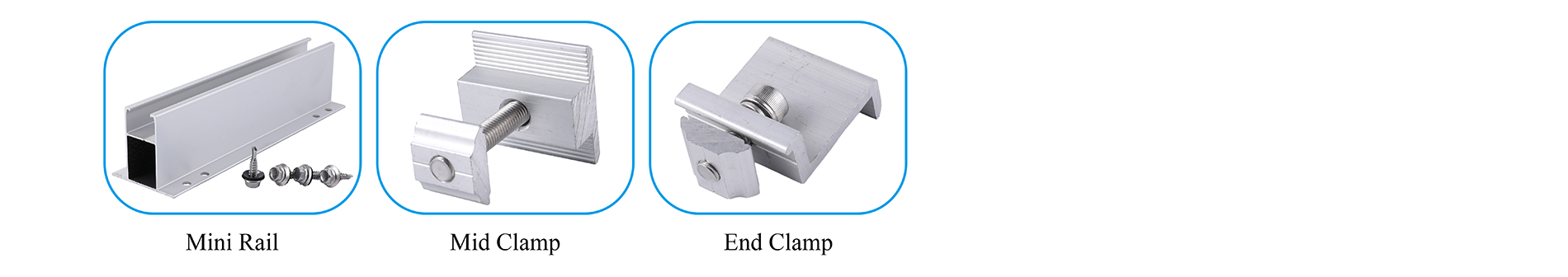 short rail solar roof mounting kit