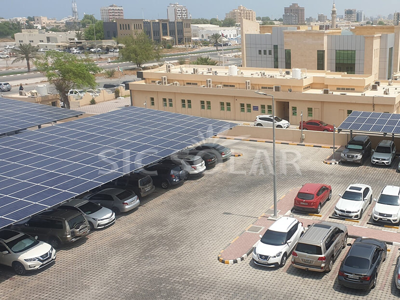 Commercial Solar Carport Structures