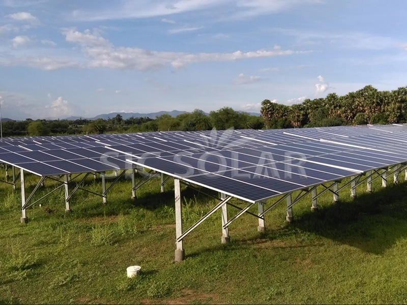 ground mounted solar power plant