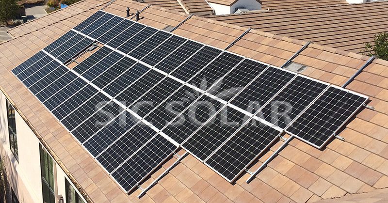 solar panel roof racking