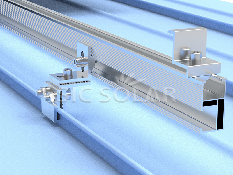 solar metal roof mounting solution
