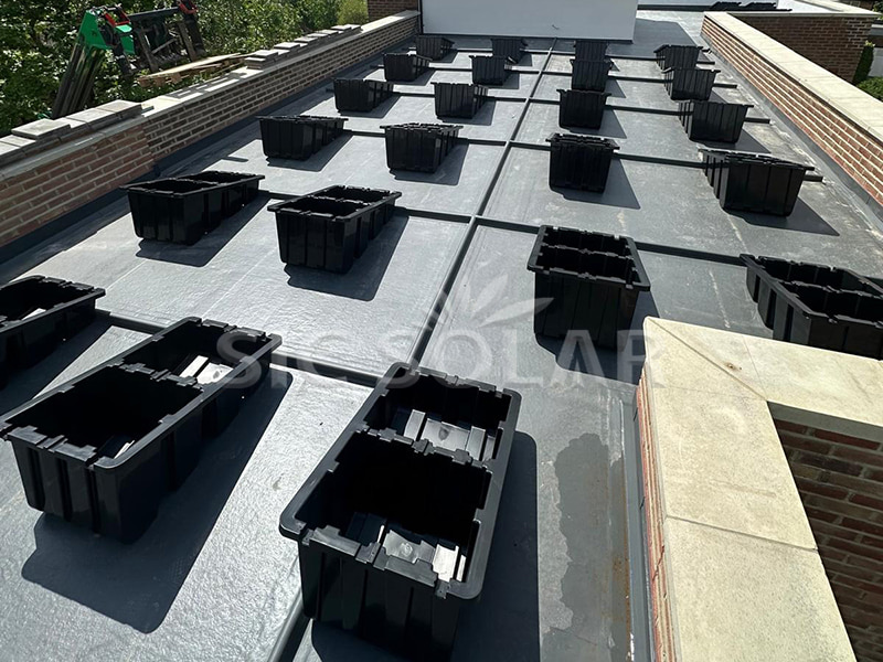 solar ballasted racking