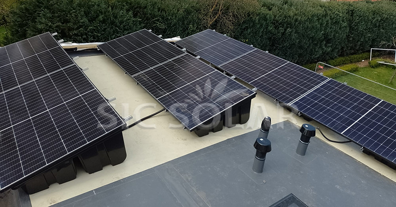 solar on flat roof