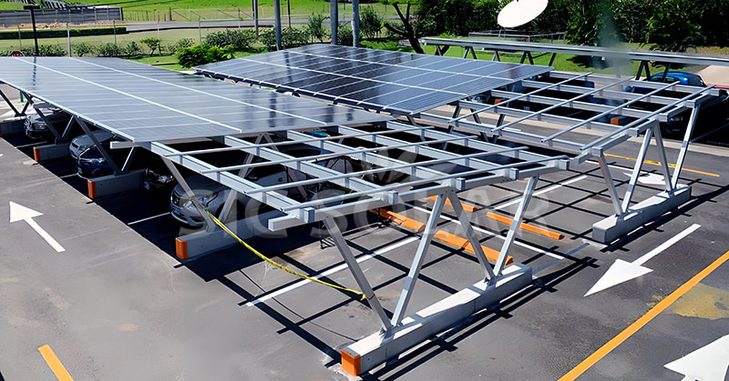 aluminum carport solar racking