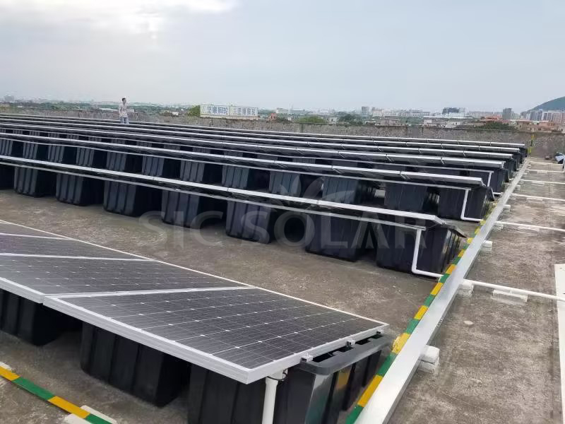 Ballasted solar mounting systems