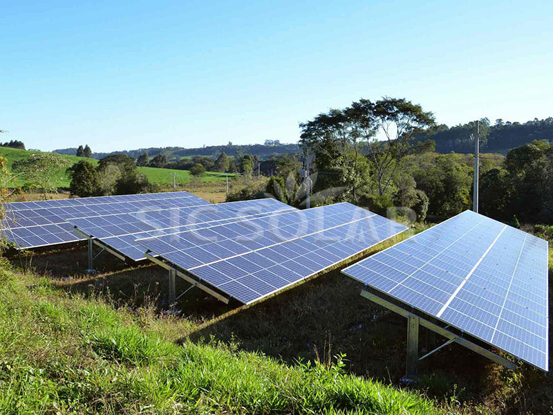 solar panel ground mounting structure