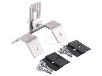 Metal roof pv solar mounting hook