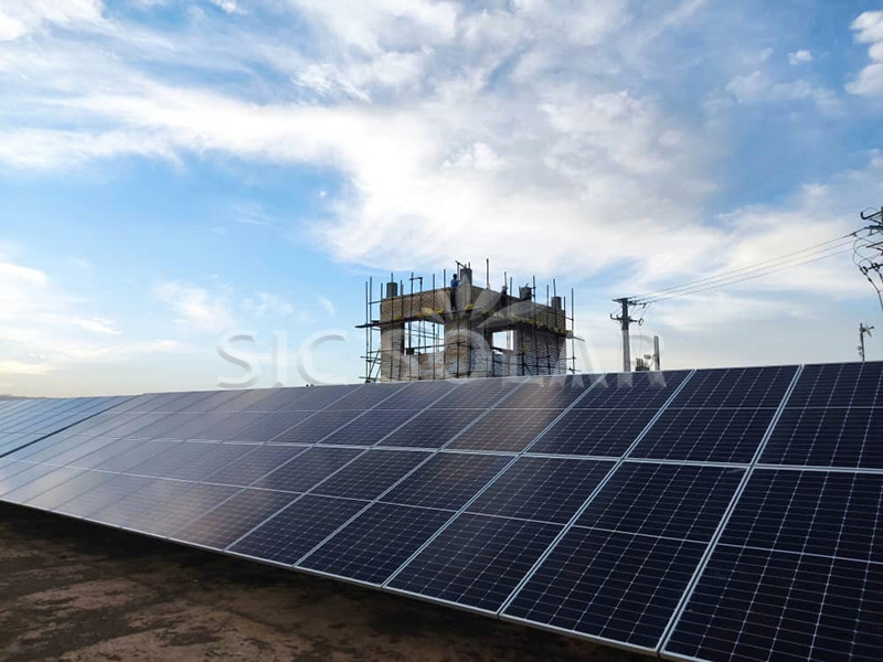 Pendakap tanah keluli karbon 7mw di Iran