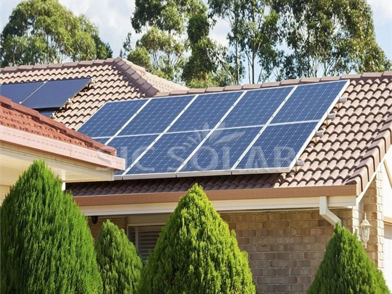 Rak Pemasangan Solar Jubin Seramik 10KW Di Australia