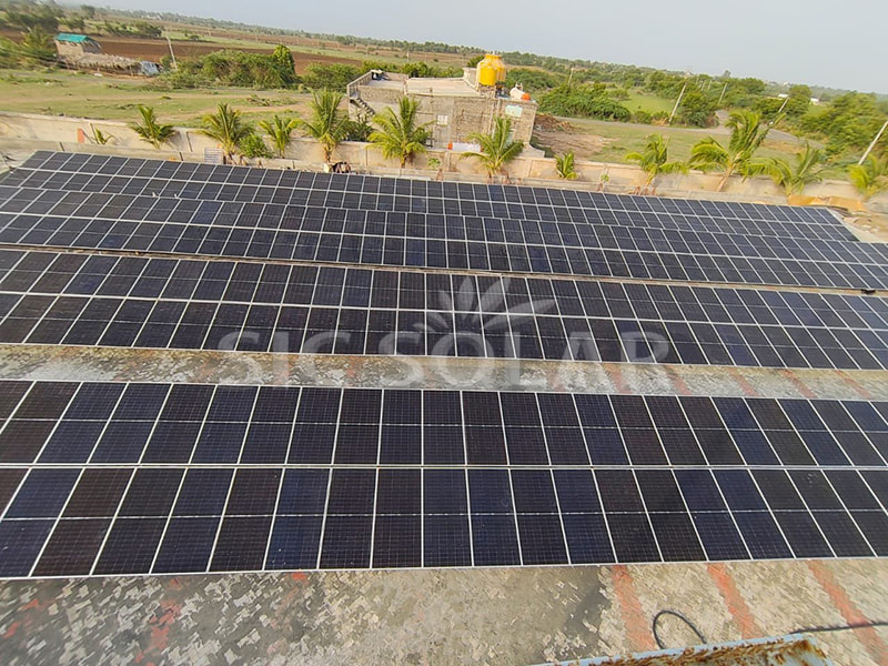 Sistem Fotovoltaik Suria 500KW Dilekap di Tanah Di Afrika Selatan