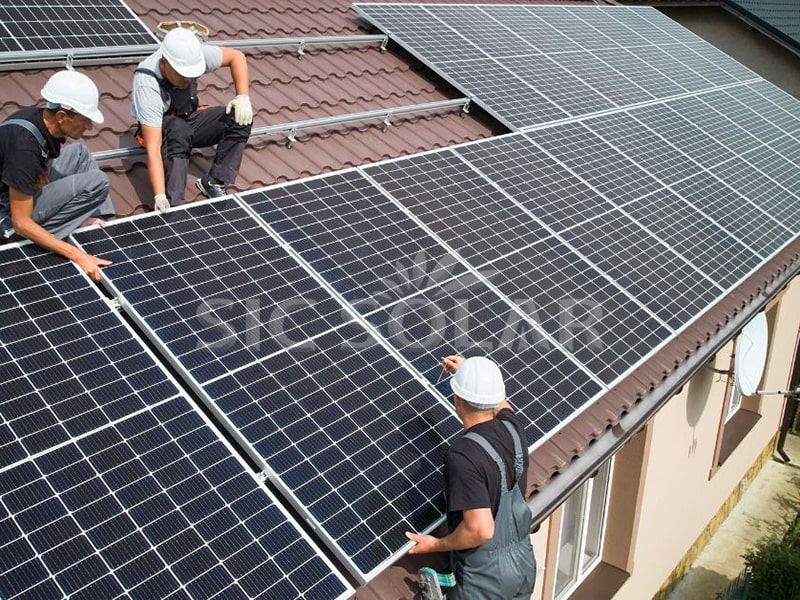 Sistem Pemasangan Bumbung Solar 30KW Di Australia