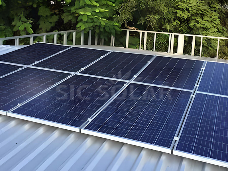 Penyelesaian Pemasangan Bumbung Logam Beralun Solar 5KW Di Belgium