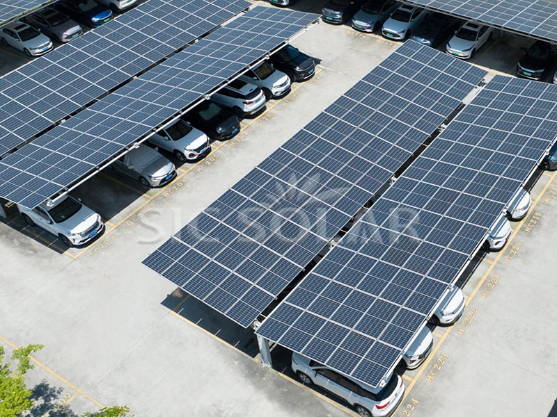 Sistem Pemasangan Tanah Solar 200KW Carport Di Jerman