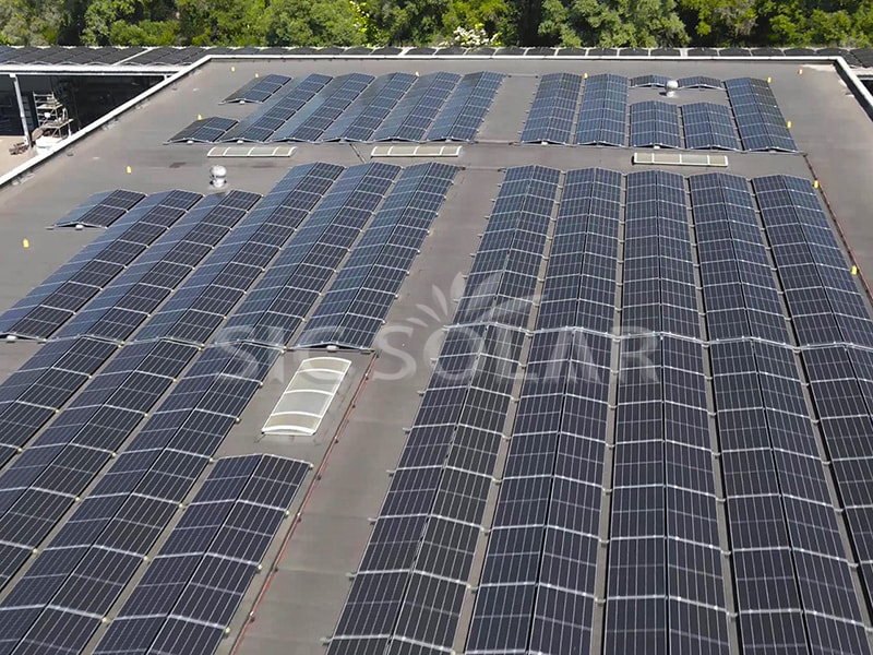 Balast bumbung rata 6MW Struktur Pemasangan Solar Di Belanda