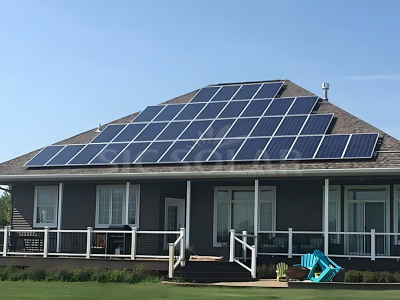 Pendakap Pemasangan Panel Suria 18KW Untuk Bumbung Jubin Di Belgium