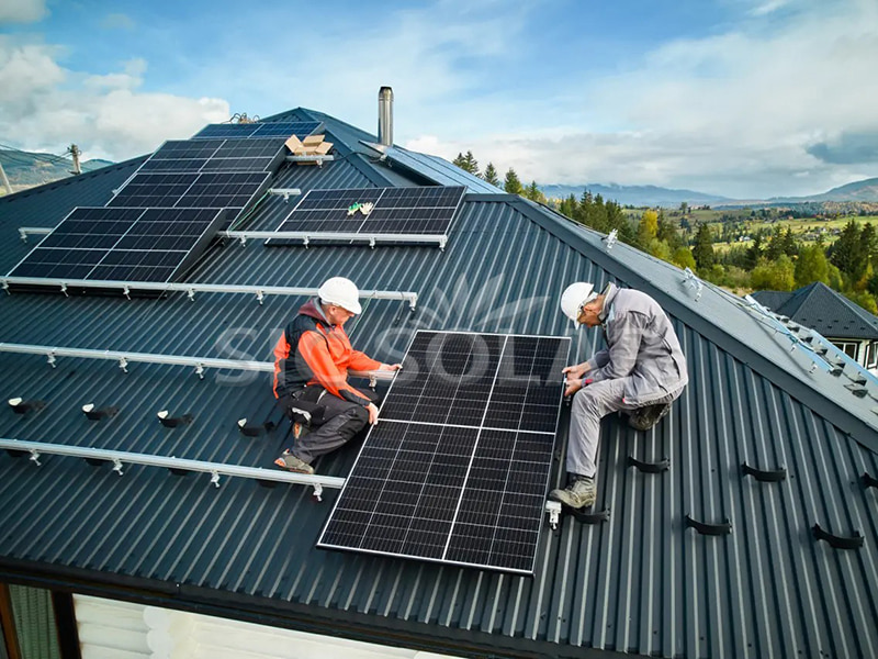 Sistem Pemasangan Panel Suria 20KW Untuk Bumbung Logam Di Sepanyol