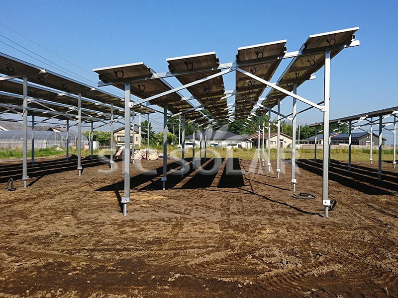 Sistem pertanian agrivoltaik solar 200KW Di Jepun