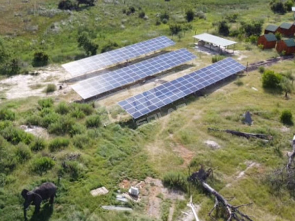 Sistem pemasangan tanah 76KW di Afrika | Sic-solar.com