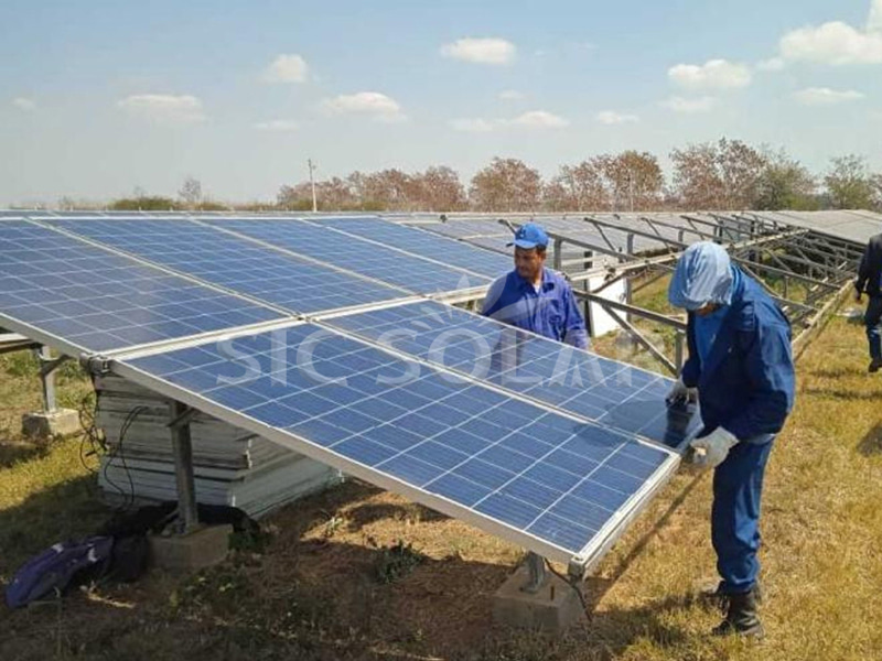 Projek Suria Dipasang di Tanah 500KW di Cuba