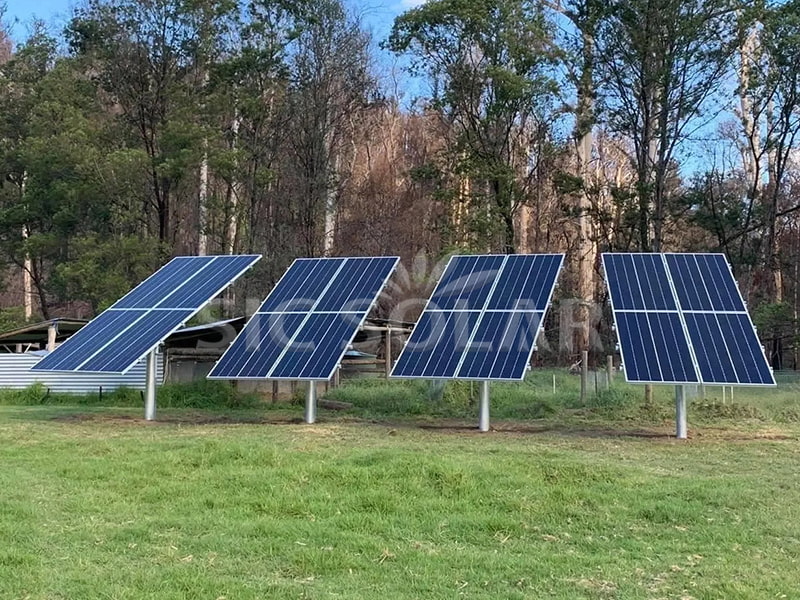 Struktur Suria Kutub Tunggal 10KW Di Australia