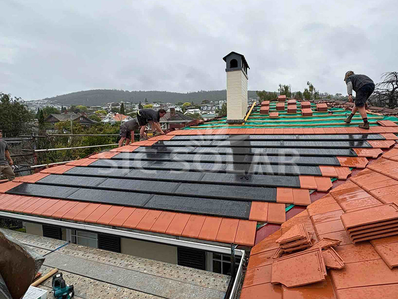Sistem Pemasangan Suria BIPV 30KW Di Australia