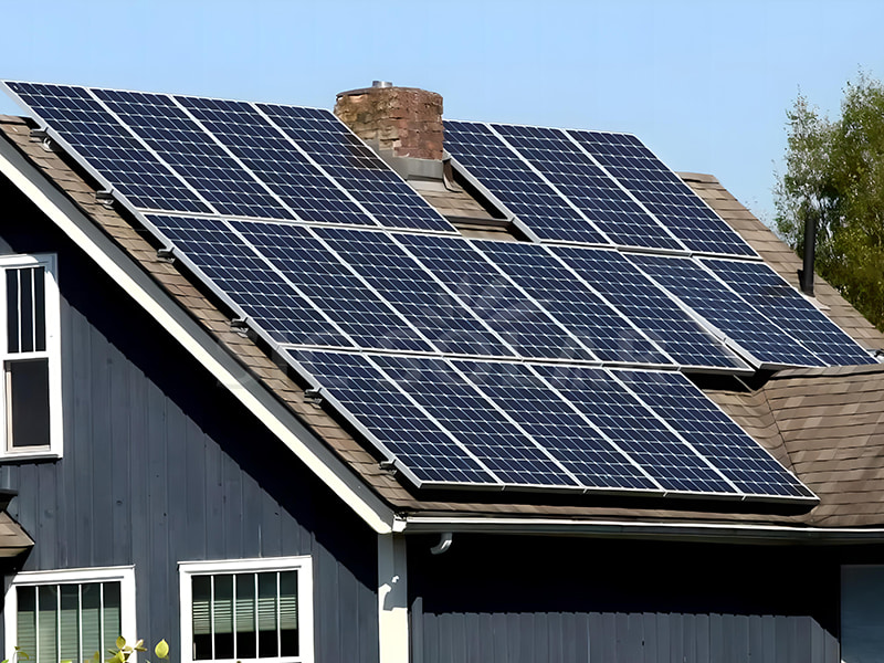 Pemasangan bumbung berjubin asbestos solar 10KW di Denmark