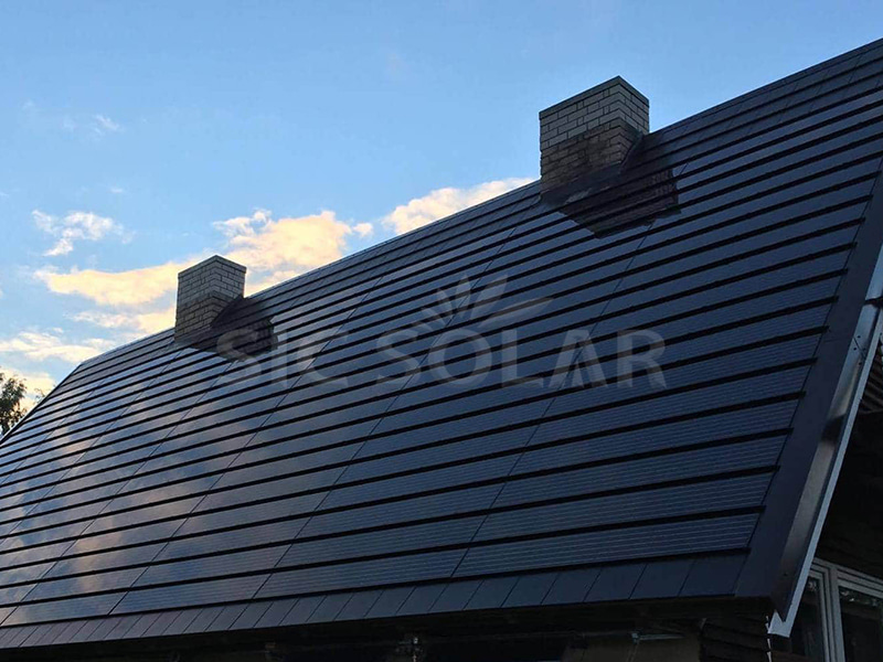 Sistem Pemasangan Jubin Bumbung BIPV 60KW Di Jerman