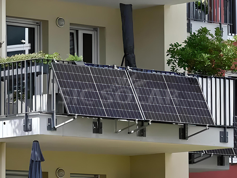 Kurungan Suria Mudah Balkoni 2KW Di Ireland