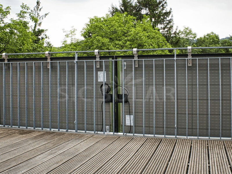 Sistem Kurungan Balkoni Kecil Apartmen Bandar 10KW Di Rom