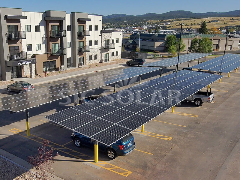 Sistem Pemasangan Anjung Kereta 200KW untuk Panel Solar di Amerika Syarikat