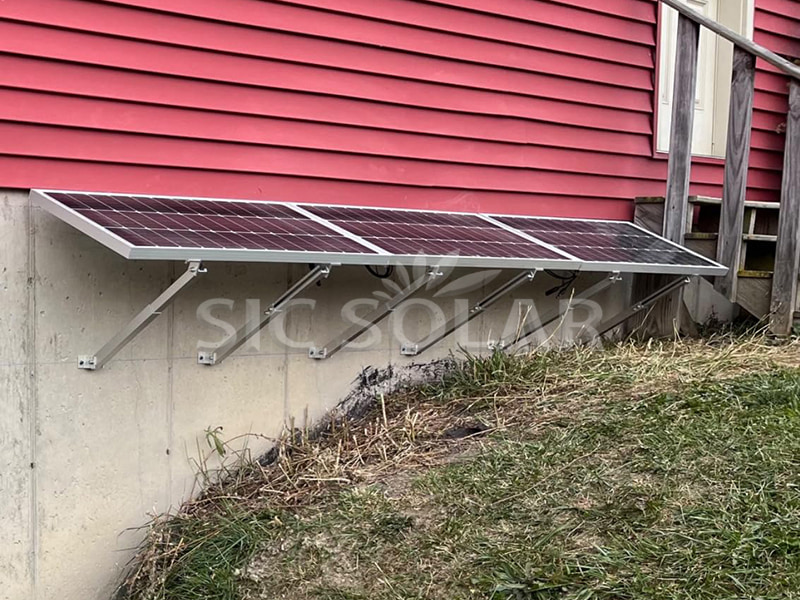 2KW Adjustable Solar Panel Wall Mounting Brackets In India