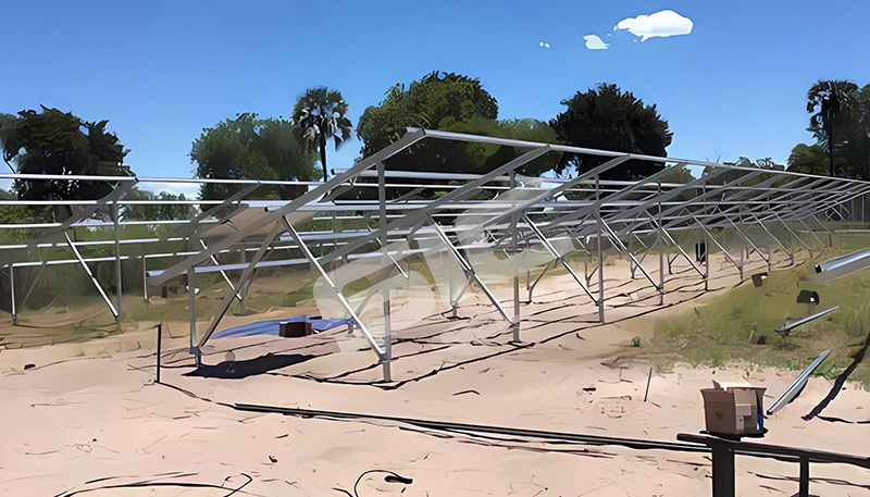 Projek pemasangan tanah 88kw baharu SIC terletak di Botswana